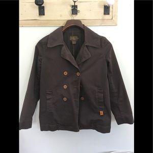 Calvin Klein boxy double breasted barn field jacket blazer